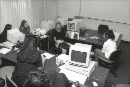 Professor Macko with students, Scripps College