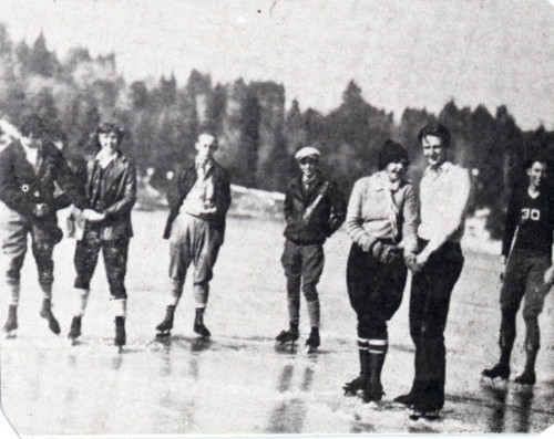 Students Ice Skating