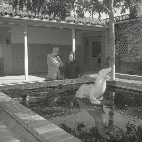 Seal Fountain in Seal Court, Scripps College