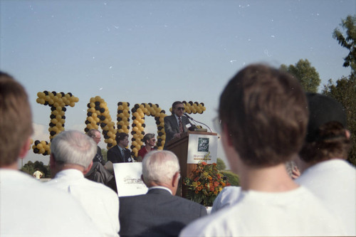 Linde Residence Hall groundbreaking ceremony, Harvey Mudd College