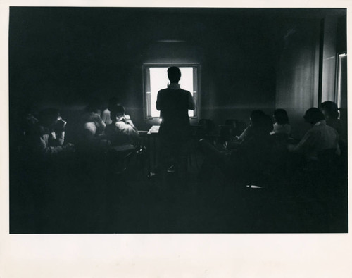 Students in class, Pitzer College