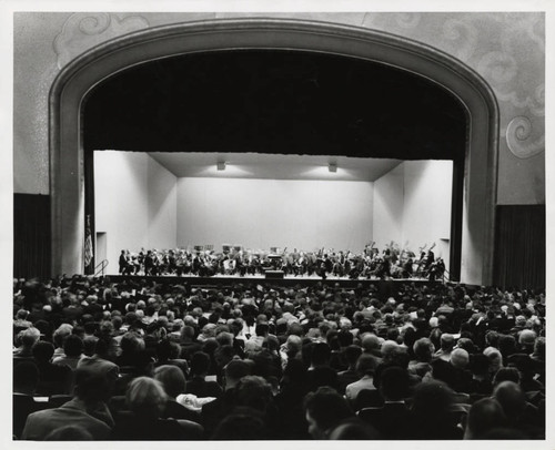 Orchestra concert, Scripps College