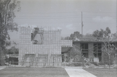 Marks Hall construction, Harvey Mudd College