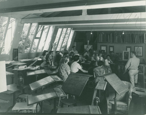 Rembrandt Hall interior, Pomona College