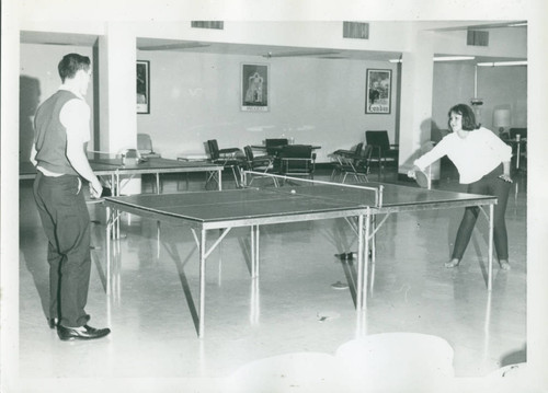 Ping-pong game, Harvey Mudd College