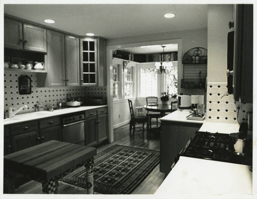 Kitchen and dining room, Padelford house