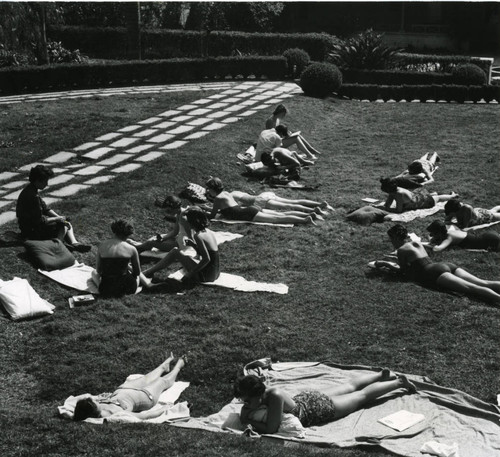 Sunbathers, Pomona College