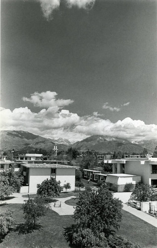 Pitzer College looking north