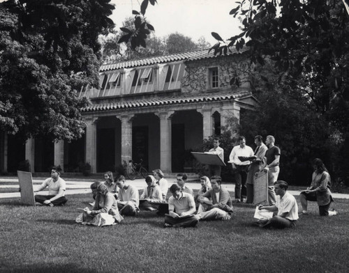 Art class, Pomona College