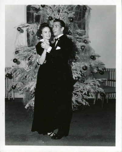 Students at a formal dance, Pomona College