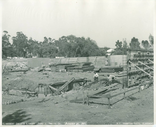 Honnold Library Construction