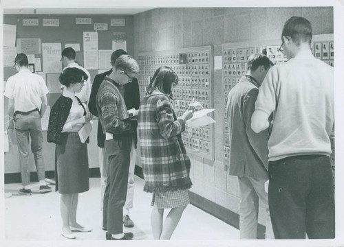 Mail room, Harvey Mudd College