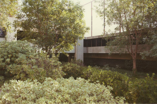 Bridge connecting Seeley W. Mudd and Honnold Libraries