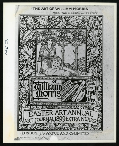 The cover of Eastern Art Annual Art Journal, 1899, Denison Library, Scripps College