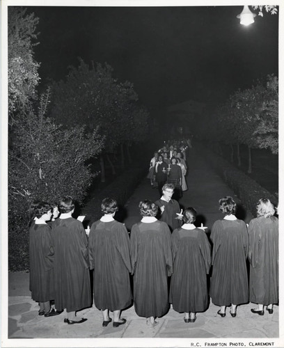 Christmas Procession, Scripps College