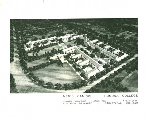 Men's Campus drawing, Pomona College