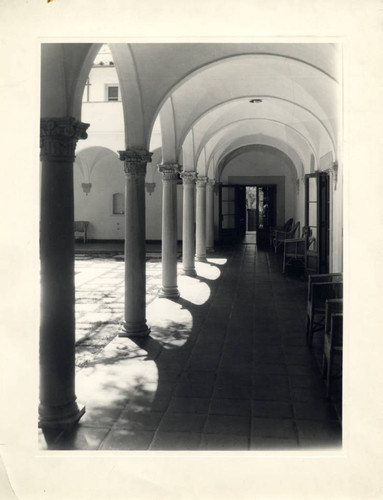 Arcade of Eucalyptus Court, Scripps College