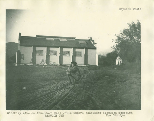 Athletic field outside Renwick Gymnasium, Pomona College