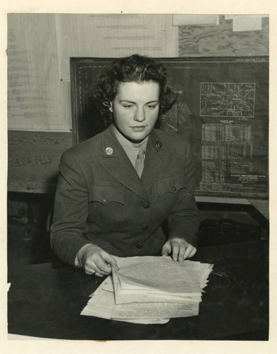 Caroline Mount, Women's Army Auxiliary Corps (WAAC)