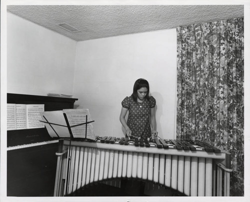 Marimba soloist, Diana Ho, Scripps College