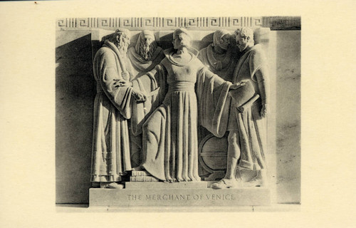 John Gregory Shakespeare Relief of The Merchant of Venice, Scripps College