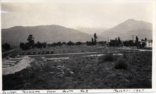 "Scripps Panorama from South No. 3 - March 1, 1927"
