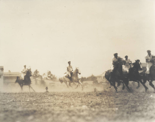 Students on horseback, Scripps College