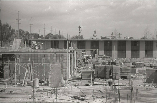 Marks Hall construction, Harvey Mudd College