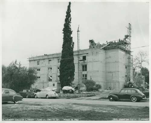 Honnold Library Construction