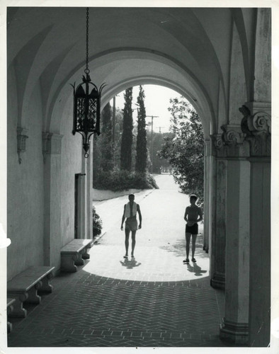 Clark Hall archway, Pomona College