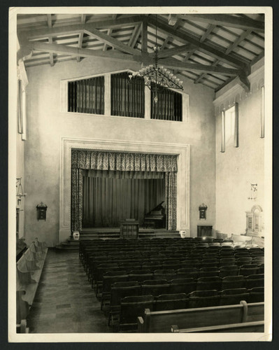 Balch Auditorium interior, Scripps College