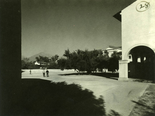 Clark Hall courtyard, Pomona College