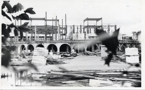 Bauer Center construction, Claremont McKenna College