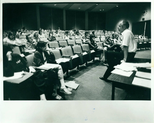 Students in class, Claremont McKenna College