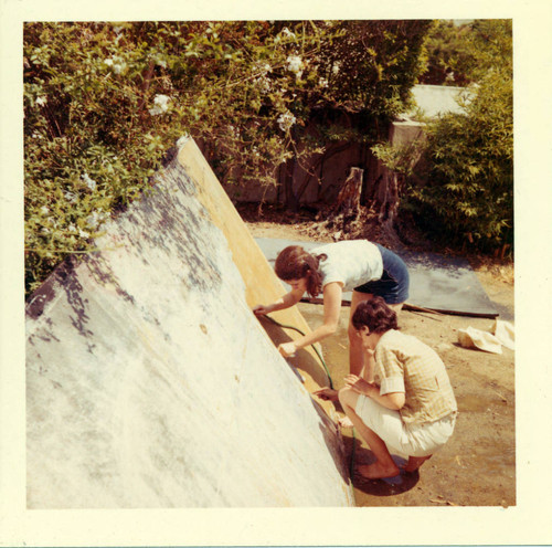 Outdoor cleaning, Harvey Mudd College