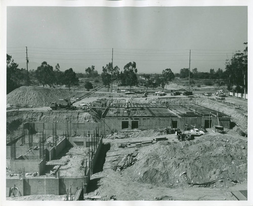 Sprague Library Construction, Harvey Mudd College