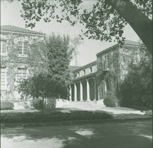 Little Bridges and LeBus Courtyard, Pomona College