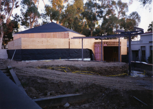 Construction of Millard Sheets Art Center