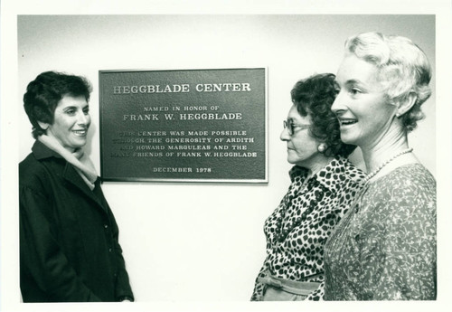 Heggblade Center dedication, Claremont McKenna College