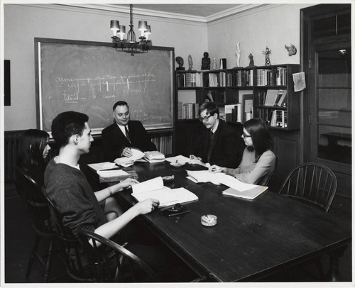 Students in class, Scripps College