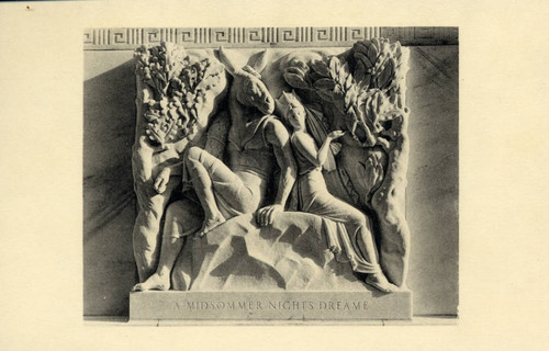 John Gregory Shakespeare Relief of A Midsummer Night's Dream, Scripps College