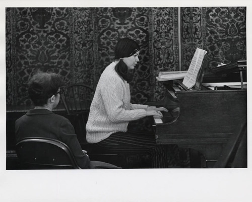 Piano student, Scripps College