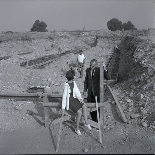 Construction site, Pitzer College