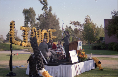 Linde Residence Hall groundbreaking ceremony, Harvey Mudd College