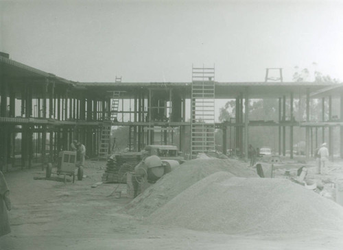 Mildred E. Mudd Hall Construction, Harvey Mudd College