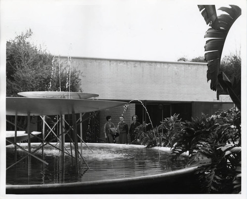 Pattison Recital Hall courtyard