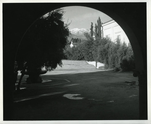 Clark Hall courtyard, Pomona College