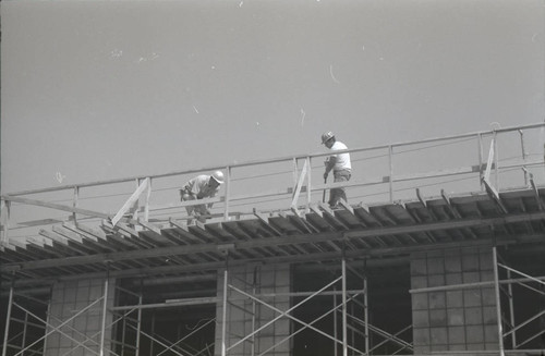 Marks Hall construction, Harvey Mudd College