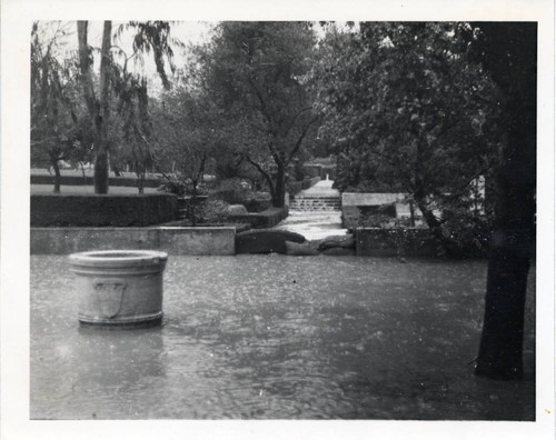 Scripps College during flood