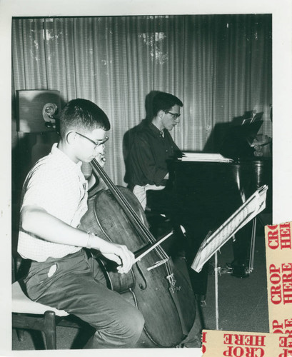 Student musicians, Harvey Mudd College